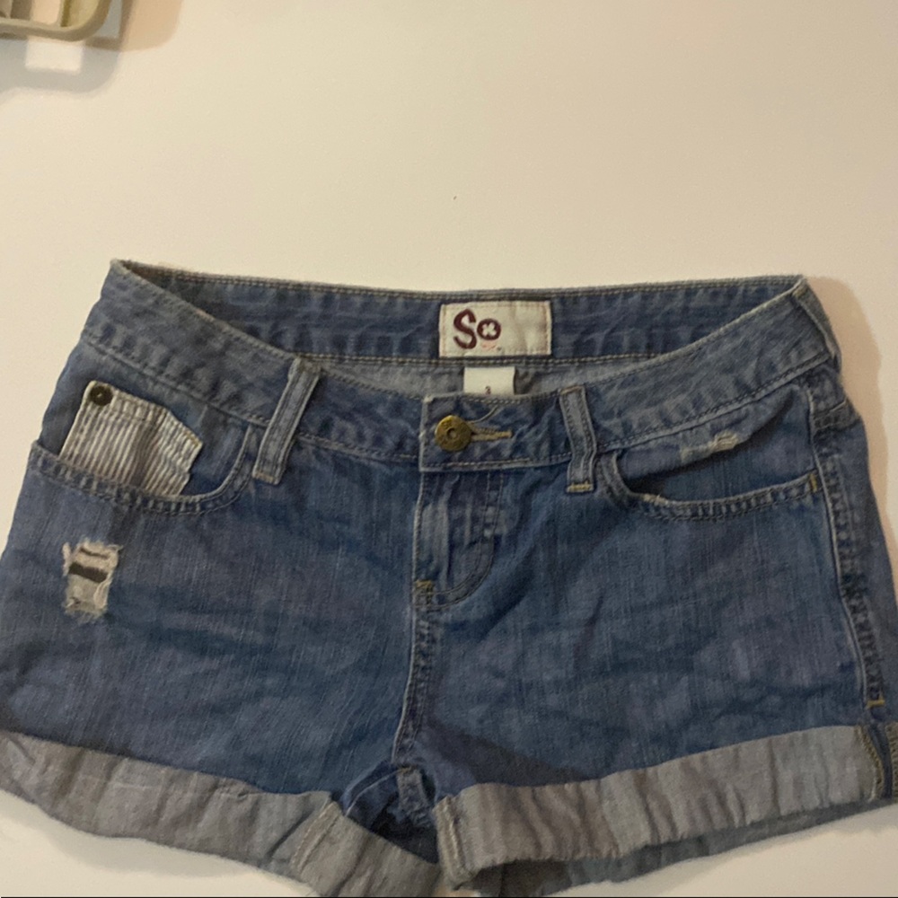 So Women's Blue Jean Shorts